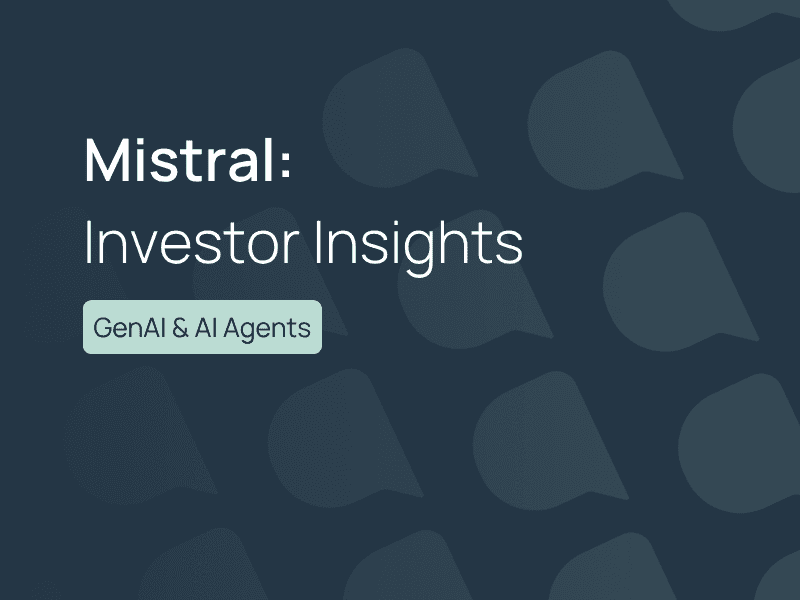 Mistral AI: Investor insights  header photo